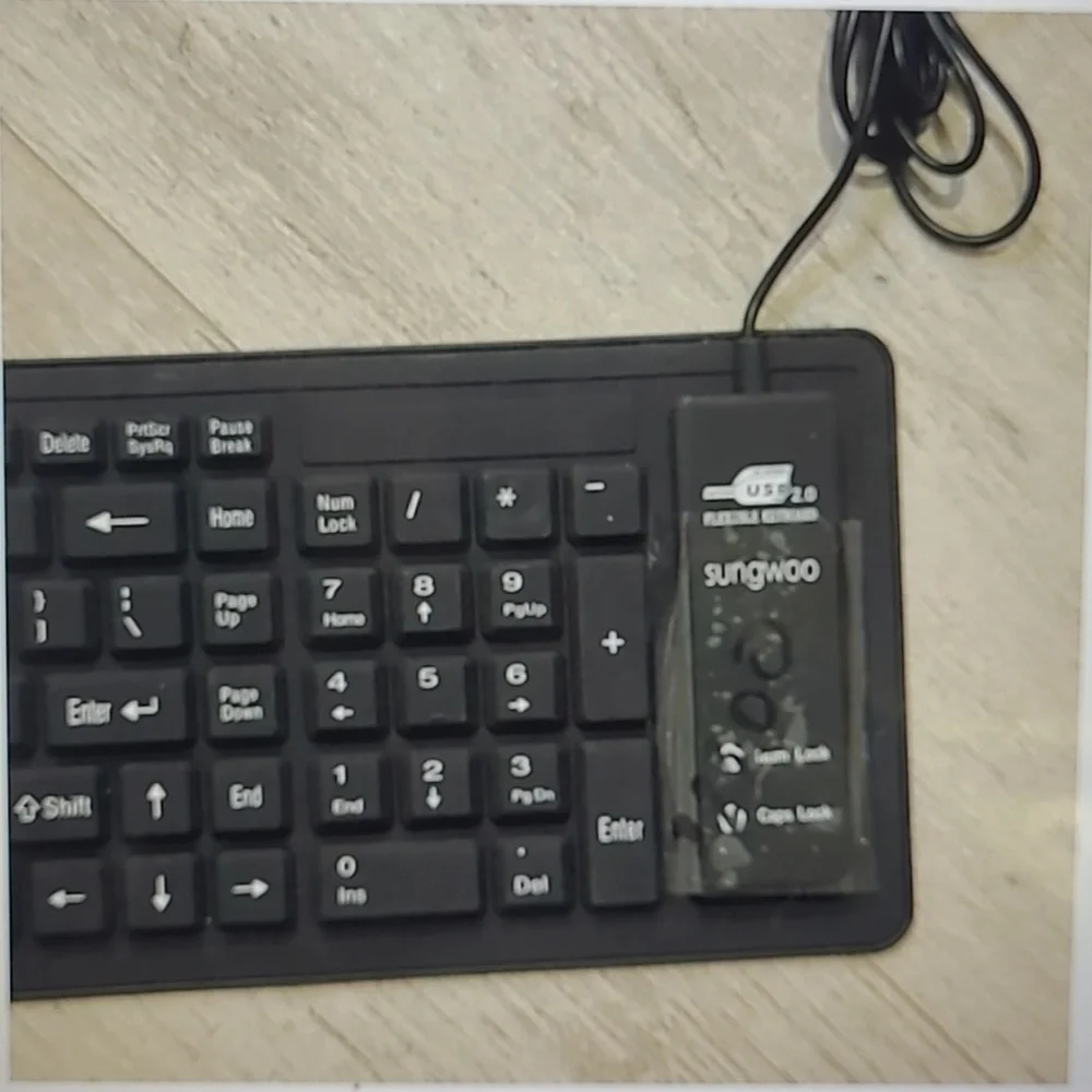 Sungwoo USB 2.0 Flexible Keyboard Sz 16X5